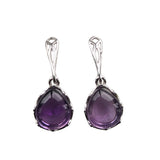 Chantilly Amethyst Silver Earrings