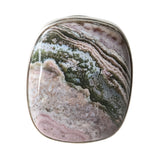 Mulitcoloured Brazilian Agate Silver Ring