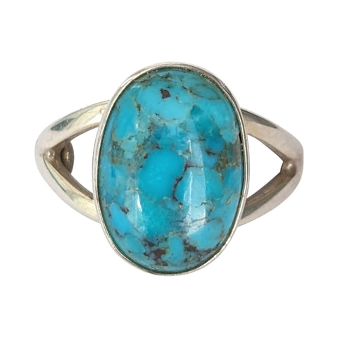 Nebraska Turquoise Silver Rings