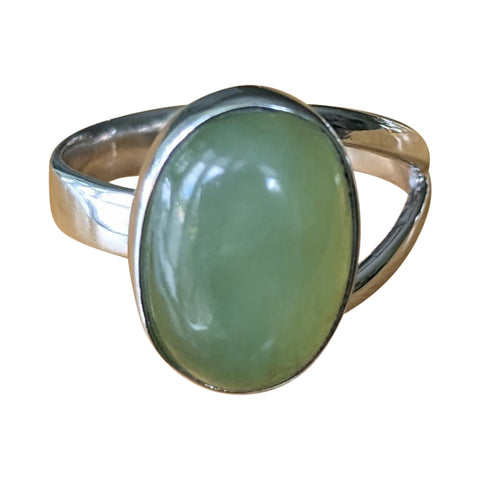 Mirage Jade Silver Ring