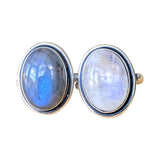 Tsuki Moonstone Silver Ring