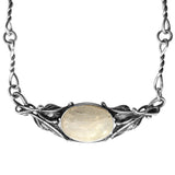 Moonstone Harvest Silver Necklace