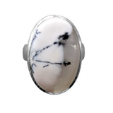 Isolde Merlinite Silver Ring