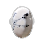 Isolde Merlinite Silver Ring
