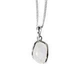 Kuukiwi Moonstone Silver Pendant and Chain