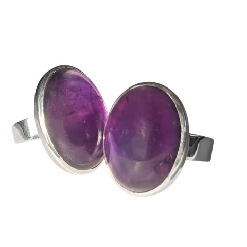 Purpura Amethyst Silver Rings
