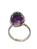 Gyrus Amethyst Silver Ring