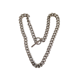 Heavy Silver Curb Chain 18 inches -  97 grams