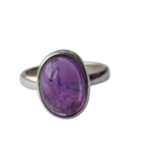 Fiolet Amethyst Silver Ring