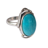 Phiroja Turquoise Silver Ring