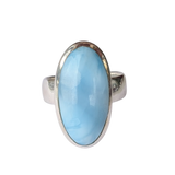 Tethyst Larimar Silver Ring