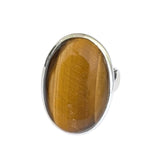 Katte Tigers Eye Silver Ring