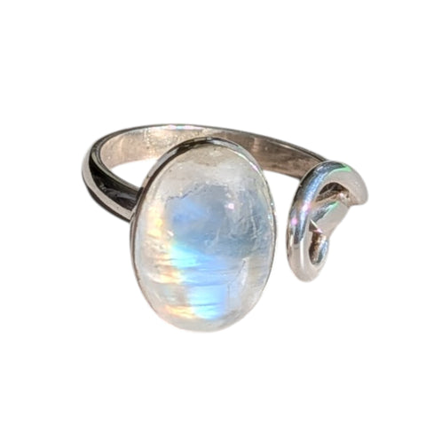 Corusis Moonstone Silver Ring
