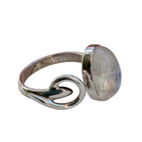 Corusis Moonstone Silver Ring