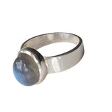 Radiatus labradorite Silver Ring