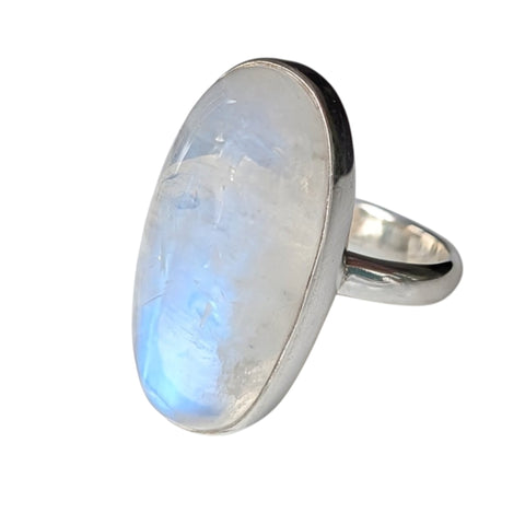 Micans Moonstone Silver Ring