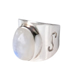 Rotulus Moonstone Silver Ring