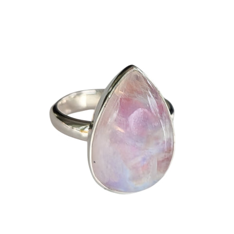 Machozi moonstone Silver Ring