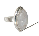 Lunae Moonstone Silver Ring