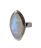 Aphroselene Moonstone Silver Ring