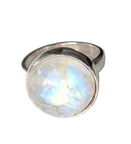 Umfero Moonstone Silver Ring