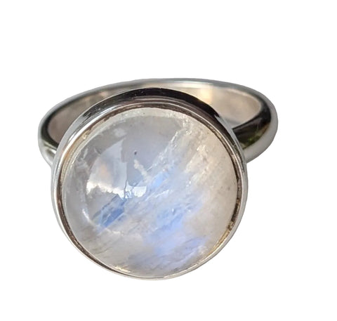 Redonda Moonstone silver ring