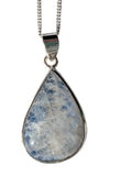 Makaris Blue Moonstone Silver Pendant and Chain