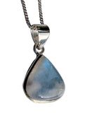 Juno Blue Moonstone Silver Pendant with Chain