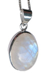 Selene Moonstone Silver Pendants with chain