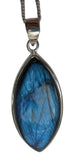 Kwakwaka Labradorite Silver Pendant and Chain