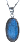 Coruscus Labradorite Silver Pandant and Chain