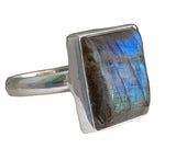 Boreas Labradorite Silver Ring