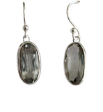 Mansanas green Amethyst Silver  Earrings