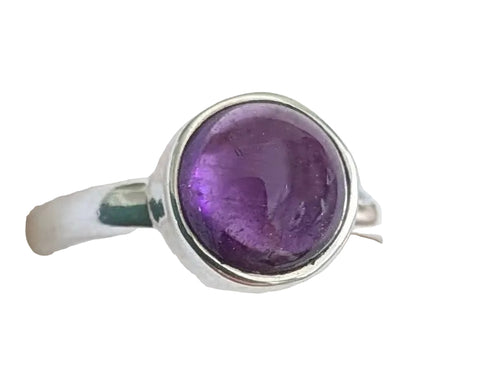 Oraora Amethyst Silver Ring
