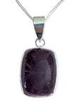 Damaskino Amethyst Silver Pendant and Chain