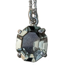 Hariyo Green Amethyst Silver Pendant and Chain