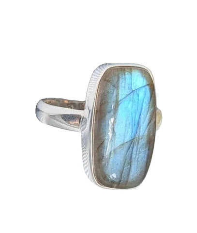 Khanya Labradorite Silver Ring