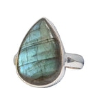 Irudizon Labradorite Silver Ring