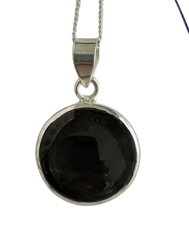 Vulcan Obsidian Pendant and Chain