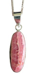 Rosalie Rhodonite silver pendant and Chain