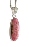 Rosalie Rhodonite silver pendant and Chain