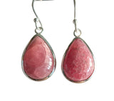 Chile Rhodochrosite silver Earrings