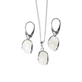 Kuukiwi Moonstone Silver Pendant and Chain