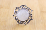 Intricate Moonstone Ring