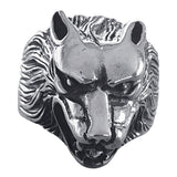 Wolf with Attitude  Silver Ring