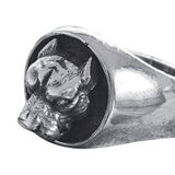 Cougar Silver Signet Ring