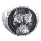 Cougar Silver Signet Ring