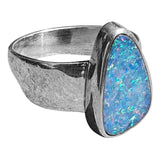 Wide Band Opal Rings