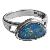 Wide Band Opal Rings