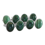 Classic Malachite Silver Ring